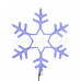 Фигура "Снежинка" LED Светодиодная, без контр. размер 55*55см, "СИНЯЯ" NEON-NIGHT, SL501-335