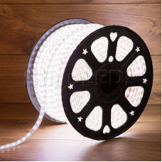 LED лента 220 В, 6.5x13 мм, IP67, SMD 5730, 60 LED/m, цвет свечения белый, 100 м